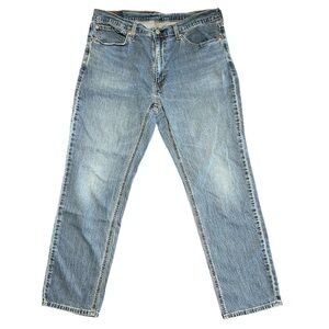 Levi’s 541 Relaxed Straight Jeans Men’s 36x32 Blue Wash Classic Fit Denim